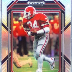2023 Prizm Draft Picks Herschel Walker Prizms Silver #43 Bulldogs