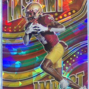 2023 Prizm Draft Picks Zay Flowers #II-13 Eagles Instant Impact Red Ice