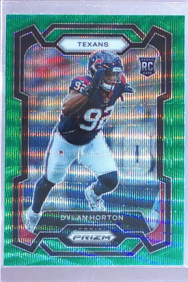 2023 Prizm Dylan Horton Green Wave RC #340 Texans