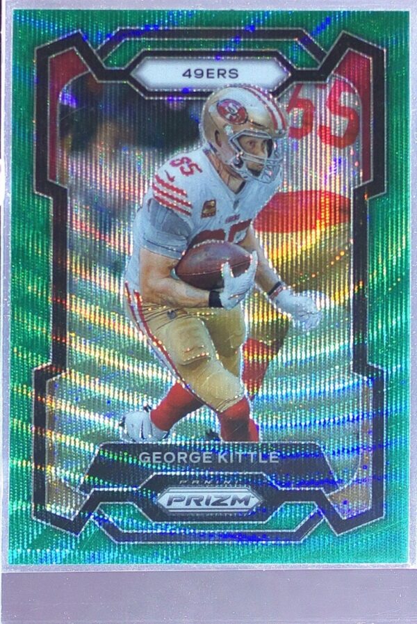 2023 Prizm George Kittle Green Wave #271 49ers