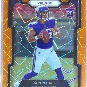 2023 Prizm Jaren Hall Orange Lazer RC #367 Vikings