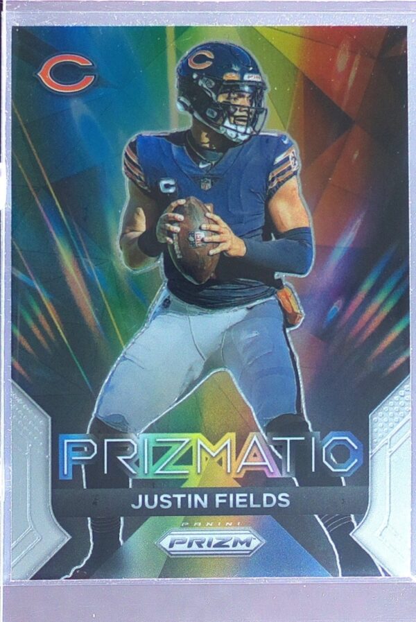 2023 Prizm Justin Fields #3 Bears Prizmatic