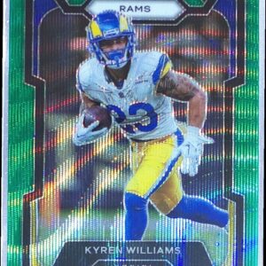 2023 Prizm Kyren Williams Green Wave #167 Rams