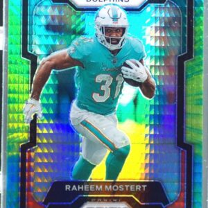 2023 Prizm Raheem Mostert Hyper /175 #189 Dolphins