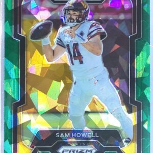2023 Prizm Sam Howell Green Ice #300 Commanders
