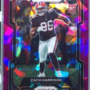 2023 Prizm Zach Harrison RC Purple Ice /225 #306 Falcons