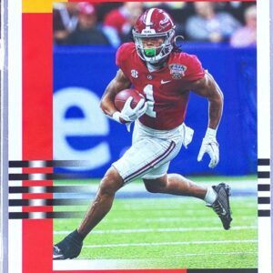 2023 Score Jahmyr Gibbs RC #9 Tide 2003 Throwback Rookies