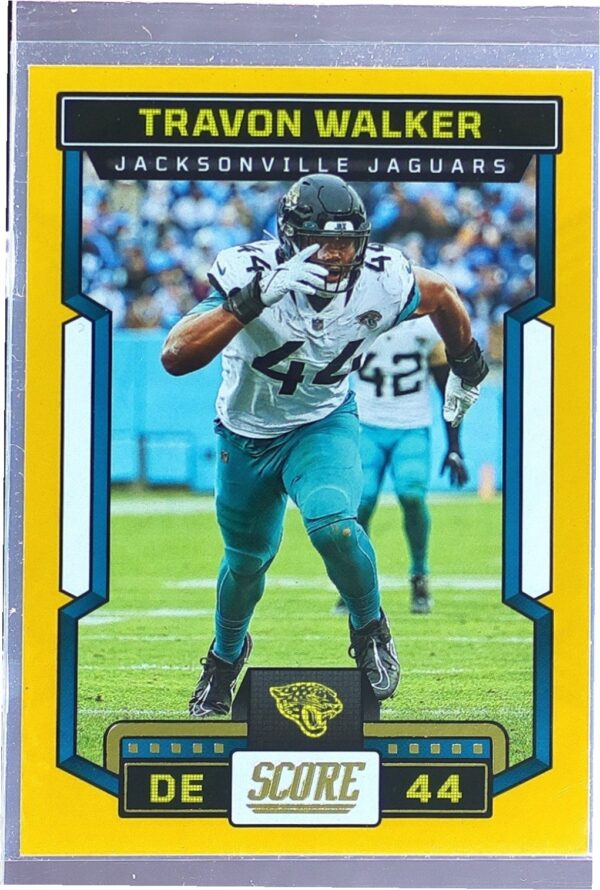2023 Score Travon Walker Gold #24 Jaguars