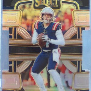 2023 Select Bailey Zappe Black and Green Prizms Die Cuts #67 Patriots