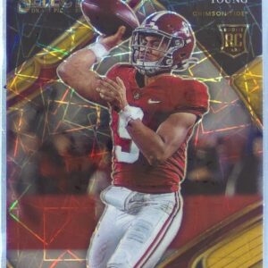 2023 Select Draft Picks Bryce Young Gold Lazer Prizm #101 Tide