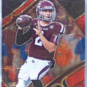 2023 Select Draft Picks Johnny Manziel Red Lazer Prizm #198 Aggies