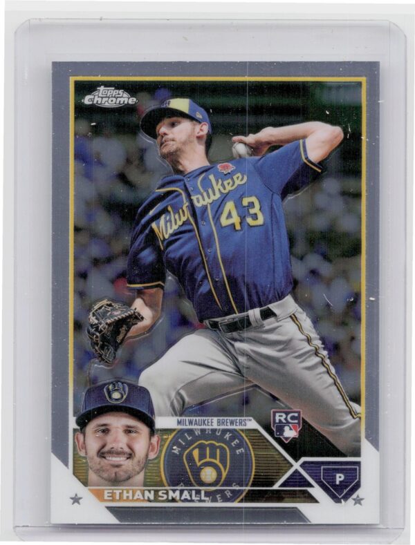 2023 Topps Chrome Ethan Small RC #46 Brewers