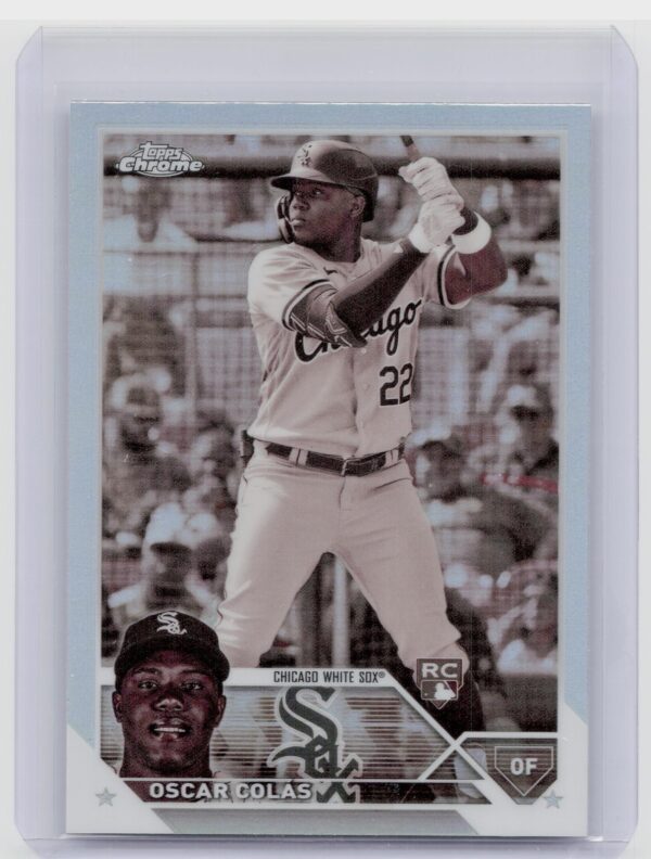 2023 Topps Chrome Oscar Colas Sepia Refractor #145 Sox