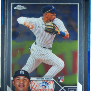 2023 Topps Chrome Oswald Peraza RC #132 Yankees