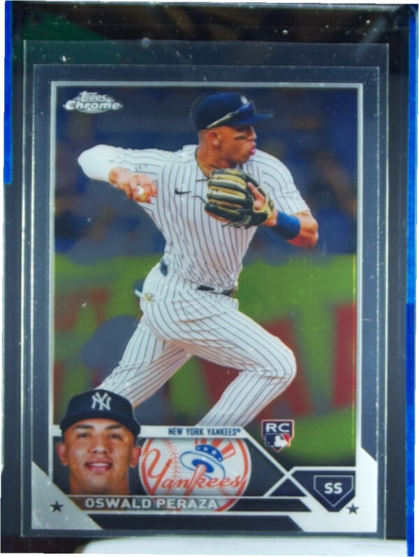 2023 Topps Chrome Oswald Peraza RC #132 Yankees