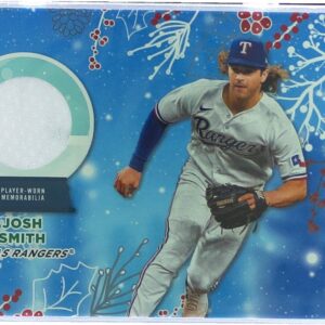 2023 Topps Holiday Josh Smith RC JSY #RC-JS Rangers Relics
