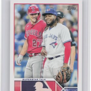 2023 Topps Superstar Talk All Star Game amike Trout Vlad Guerrero Jr. #396