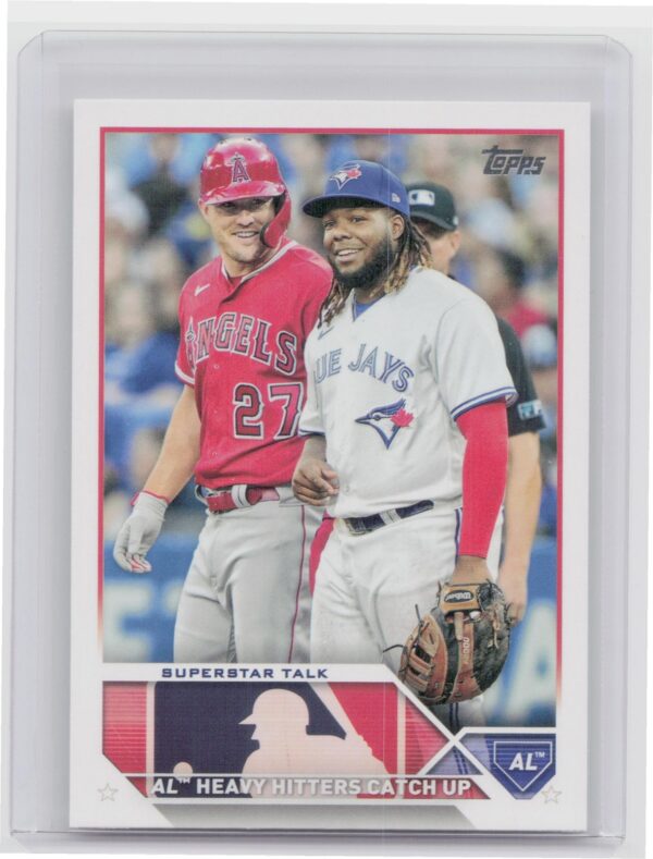 2023 Topps Superstar Talk All Star Game amike Trout Vlad Guerrero Jr. #396