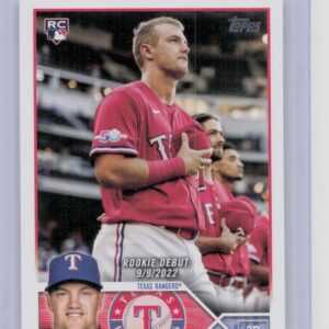 2023 Topps Update Josh Jung Rookie Debut #US308 Rangers