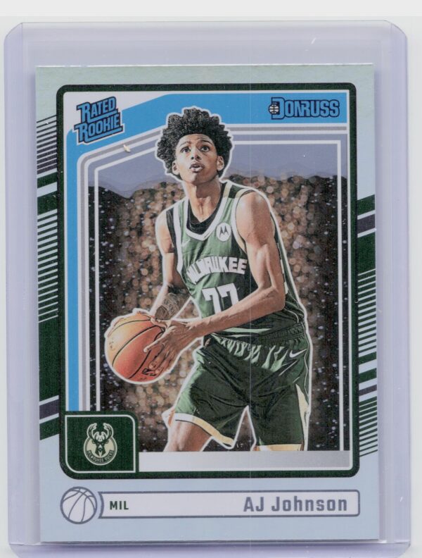 2024-25 Donruss AJ Johnson Holo Winter 222 Bucks