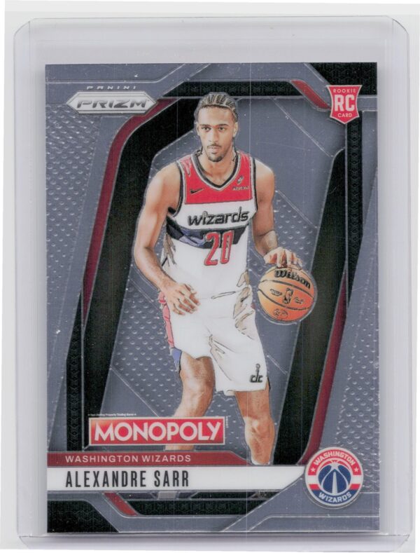 2024-25 Panini Prizm Monopoly Alexandre Sarr RC 86 Wizards