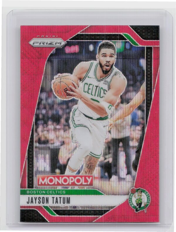 2024-25 Panini Prizm Monopoly Jayson Tatum Red Prizms #16 Celtics