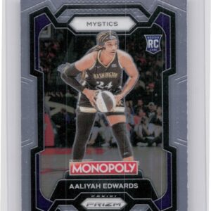 2024-25 Panini Prizm Monopoly WNBA Aaliyah Edwards RC 13 Mystics