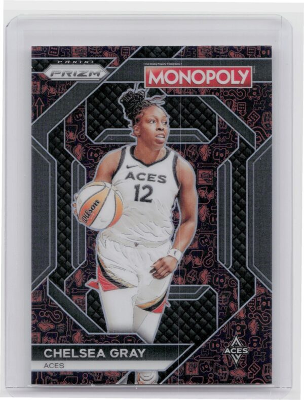 2024-25 Panini Prizm Monopoly WNBA Chelsea Gray WNBA12 Aces All Star Red Classic