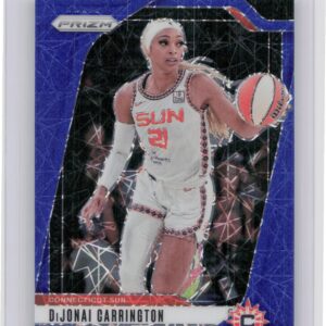 2024-25 Panini Prizm WNBA DiJonai Carrington Blue Velocity Prizms #118 Sun