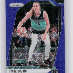 2024-25 Panini Prizm WNBA Ivana Dojkic Blue Velocity Prizms #104 Liberty