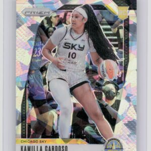 2024-25 Panini Prizm WNBA Kamilla Cardoso Ice Prizms #93 Sky