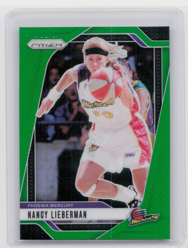 2024-25 Panini Prizm WNBA Nancy Lieberman Green Prizms #139 Mercury