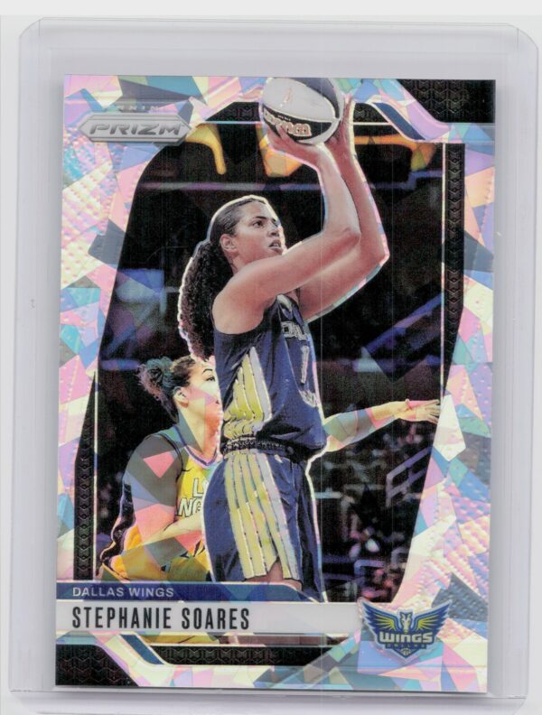 2024-25 Panini Prizm WNBA Stephanie Soares Ice Prizms #47 Wings