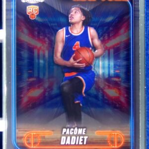 2024-25 Topps Chrome Pacome Dadiet RC 172 Knicks