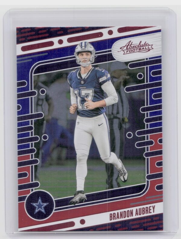 2024 Absolute Brandon Aubrey Red and Blue 29 Cowboys