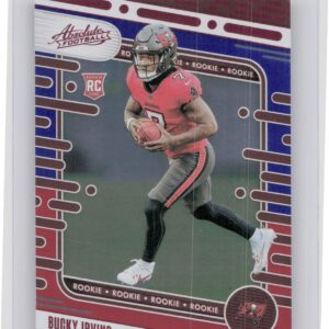 2024 Absolute Bucky Irving Red and Blue RC 186 Buccaneers