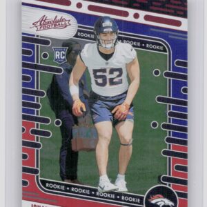 2024 Absolute Jonah Elliss Red and Blue RC 164 Broncos