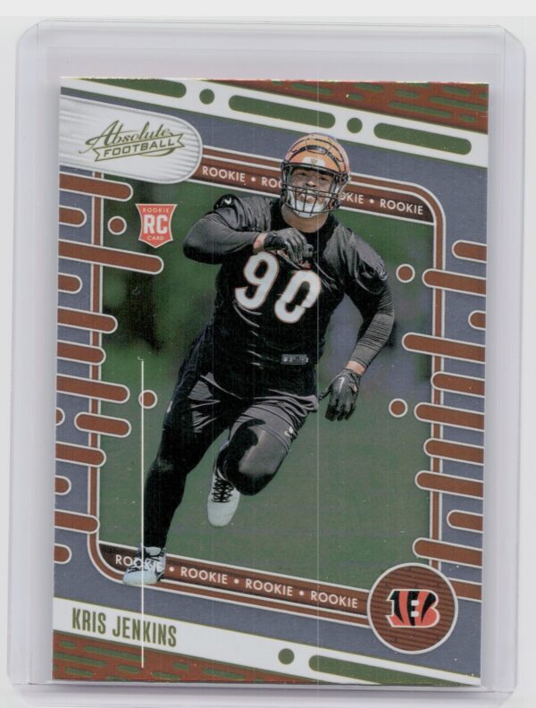 2024 Absolute Kris Jenkins Yellow RC 149 Bengals
