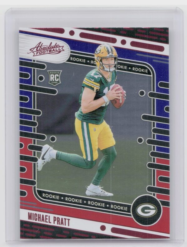 2024 Absolute Michael Pratt Red and Blue RC 200 Packers