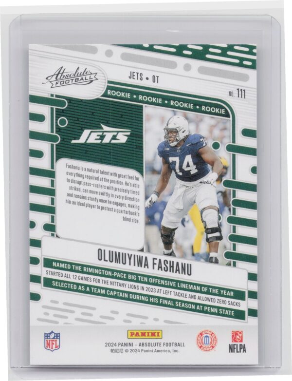2024 Absolute Olumuyiwa Fashanu Red and Blue RC 111 Jets - Image 3