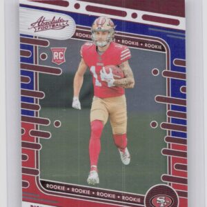 2024 Absolute Ricky Pearsall Red and Blue RC #131 49ers