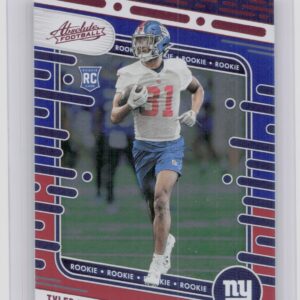2024 Absolute Tyler Nubin Red and Blue RC 147 Giants