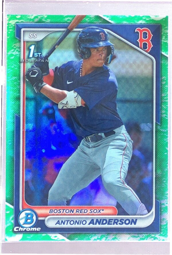 2024 Bowman Antonio Anderson #BCP-20 Sox Chrome Prospects Lunar Glow Refractors