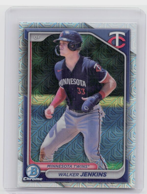 2024 Bowman Chrome Walker Jenkins #BCP-204 Twins Prospects Mojo Refractors