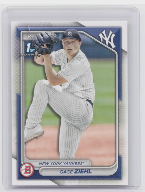 2024 Bowman Draft Gage Ziehl #BD-10 Yankees