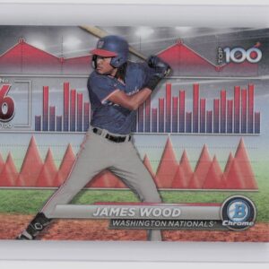 2024 Bowman James Wood #BTP-6 Nationals Bowman Scouts' Top 100