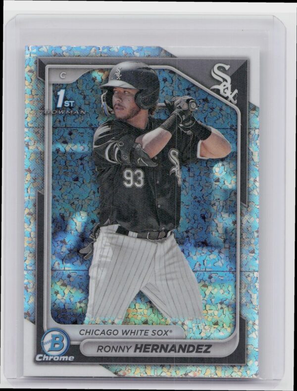 2024 Bowman Ronny Hernandez #BCP-92 Sox Chrome Prospects Mini Diamond Refractors