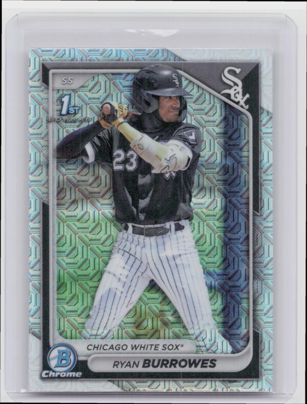 2024 Bowman Ryan Burrowes #BCP-119 Sox Chrome Prospects Mojo Refractors