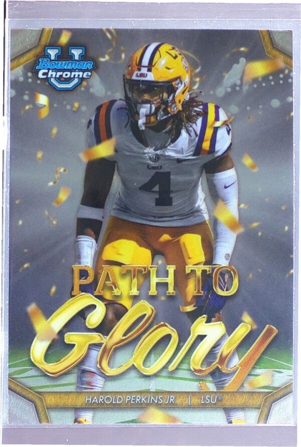 2024 Bowman University Chrome Harold Perkins Jr. #PG-20 Tigers Path To Glory