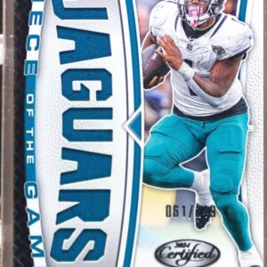 2024 Certified Travis Etienne Jr. JSY /249 POG-TEJ Jaguars Piece of the Game